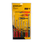 JUEGO DE 10 DESTORNILLADORES PRO STANLEY