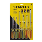 JUEGO DE 6 DESTORNILLADORES PRO STANLEY