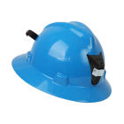 CASCO DE SEGURIDAD SOMBRERO CON PORTA LÁMPARA MSA V-GARD 