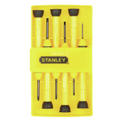JUEGO DESTORNILLADOR PRECISIÓN 6 PIEZAS STANLEY