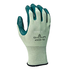 GUANTES NITRILO FORRO NYLON SHOWA 