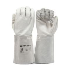GUANTES DE CUERO PARA SOLDADURA TECSEG AS090